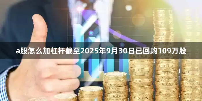 a股怎么加杠杆截至2025年9月30日已回购109万股